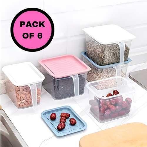 Unbreakable kitchen storage Basket (Pack of 6)